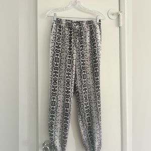 Express Snake Print Ankle Pant